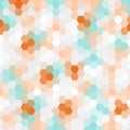 Abstract vector geometric background. colored hexagons. eps 10 Royalty Free Stock Photo