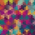 Abstract vector geometric background. colored hexagons. eps 10 Royalty Free Stock Photo