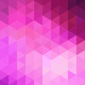 Abstract vector geometric background. pink triangles. eps 10 Royalty Free Stock Photo