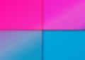 Abstract vector geometric overlap on blue and pink color design background. illustration vector design