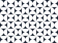 Abstract vector geometric seamless pattern, black and white simple geometric elements repeat tiles, wallpaper or website Royalty Free Stock Photo