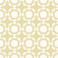 Abstract vector geometric seamless pattern. Simple luxury gold ornament texture Royalty Free Stock Photo