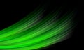 Abstract vector green shaded wavy background with lighting effect, smooth, curve, vector illustration.