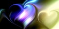 Abstract vector heart blur background wallpaper. Royalty Free Stock Photo