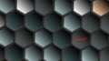 Abstract vector hexagonal geometry background. Surface polygon pattern with hexagon shadows, honeycomb. 3D design technology