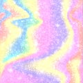 Abstract vector holographic gradient background. Unicorn colours galaxy universe pattern.
