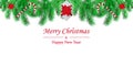 Christmas background. New Year greeting card.