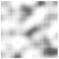 Abstract vector illustration made in generative art style Vector noise pattern. Halftone design vector element