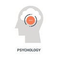 Psychology icon concept