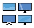 Abstract Vector LCD Monitor Icon Design Template Royalty Free Stock Photo