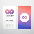 Abstract Vector Limitless Infinity Symbol, Icon or