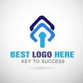 Abstract vector logo business Logo for company, success on Corporate Invest Business people Logo icon design