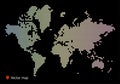 Abstract vector map of the world from dot forms Royalty Free Stock Photo