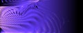 Abstract vector metaverse concept banner in trendy dark violet tones.