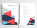 Abstract vector modern flyers brochure design templates