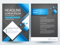 Abstract vector modern flyers brochure design templates Royalty Free Stock Photo