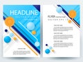 Abstract vector modern flyers brochure design templates