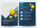 Abstract vector modern flyers brochure design templates Royalty Free Stock Photo