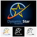 Dynamic Star symbol or icon