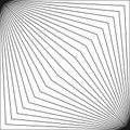 Geometric pattern with thin diagonal lines in square form.