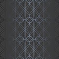 Abstract vector ornamental geometric seamless silver pattern
