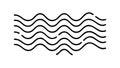 Abstract Wavy Pattern Vector for Dynamic Visuals, vector design Generative AI Royalty Free Stock Photo