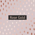 Abstract vector pattern with rose gold imitation Royalty Free Stock Photo