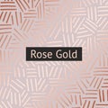 Abstract vector pattern with rose gold imitation Royalty Free Stock Photo