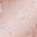 Abstract vector pattern with rose gold imitation. Decorative background for the design Royalty Free Stock Photo