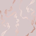 Abstract vector pattern with rose gold imitation. Decorative background for the design Royalty Free Stock Photo