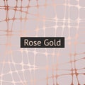 Abstract vector pattern with rose gold imitation for design Royalty Free Stock Photo