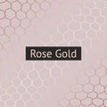 Abstract vector pattern with rose gold imitation Royalty Free Stock Photo