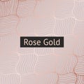 Abstract vector pattern with rose gold imitation for design of surfaces Royalty Free Stock Photo