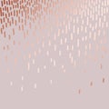 Abstract vector pattern with rose gold imitation Royalty Free Stock Photo