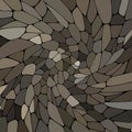 Abstract vector pattern of stones. Mosaic. Gray color pallet. - Vektorgrafik