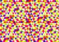 Abstract vector pop art pettern background triangle