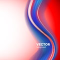 Abstract vector red and blue hairlines background