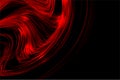 Abstract vector red colorful shaded wavy background with lighting effect, vector illustration Royalty Free Stock Photo