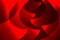 Abstract vector red wavy shaded background, vector Royalty Free Stock Photo