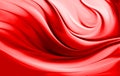 Abstract vector red and white shaded textured wavy background with lighting effect, vector illustration Royalty Free Stock Photo