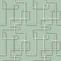 Abstract seamless vector pattern of pipes. Isolated from the background Royalty Free Stock Photo