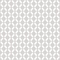 Abstract vector seamless pattern. Simple geometric ornamental texture with curved shapes, grid, mesh, lattice, net. Subtle grey Royalty Free Stock Photo
