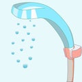 Abstract vector shower.