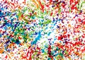 Abstract vector splatter multicolor background design. illustration vector design