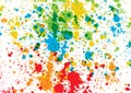 Abstract vector splatter paint color isolated background design. illustration vector design Royalty Free Stock Photo