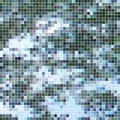 Abstract vector square pixel mosaic background Royalty Free Stock Photo