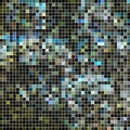 Abstract vector square pixel mosaic background Royalty Free Stock Photo