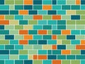 abstract vector square pixel mosaic background Royalty Free Stock Photo