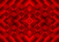 Abstract vector squares background red