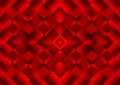 Abstract vector squares background red